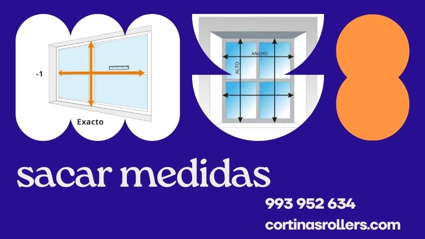 Cómo calcular medidas de cortina roller black out